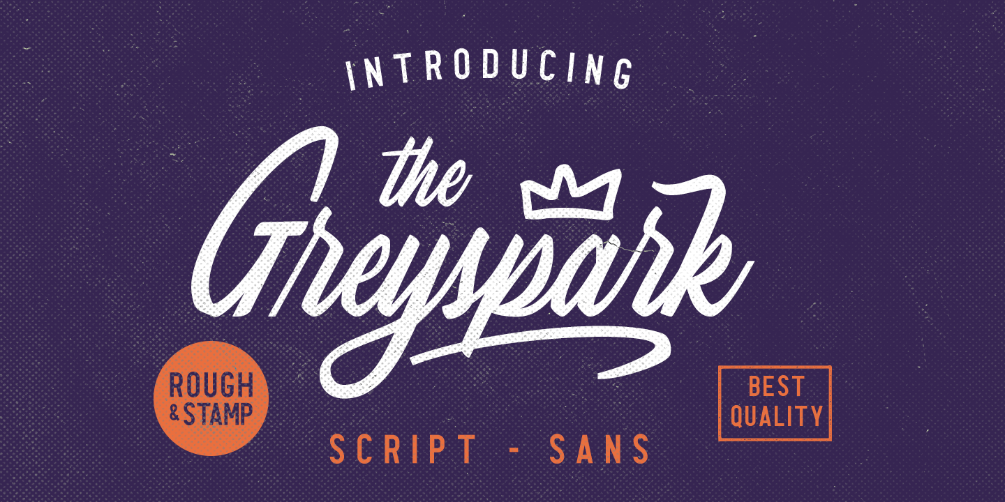 Przykład czcionki Greyspark Sans Regular